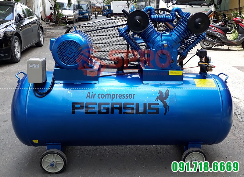 máy nén khí, Máy bơm hơi 10HP Pegasus TM-V-1.05/12.5-500L dung tích 500L