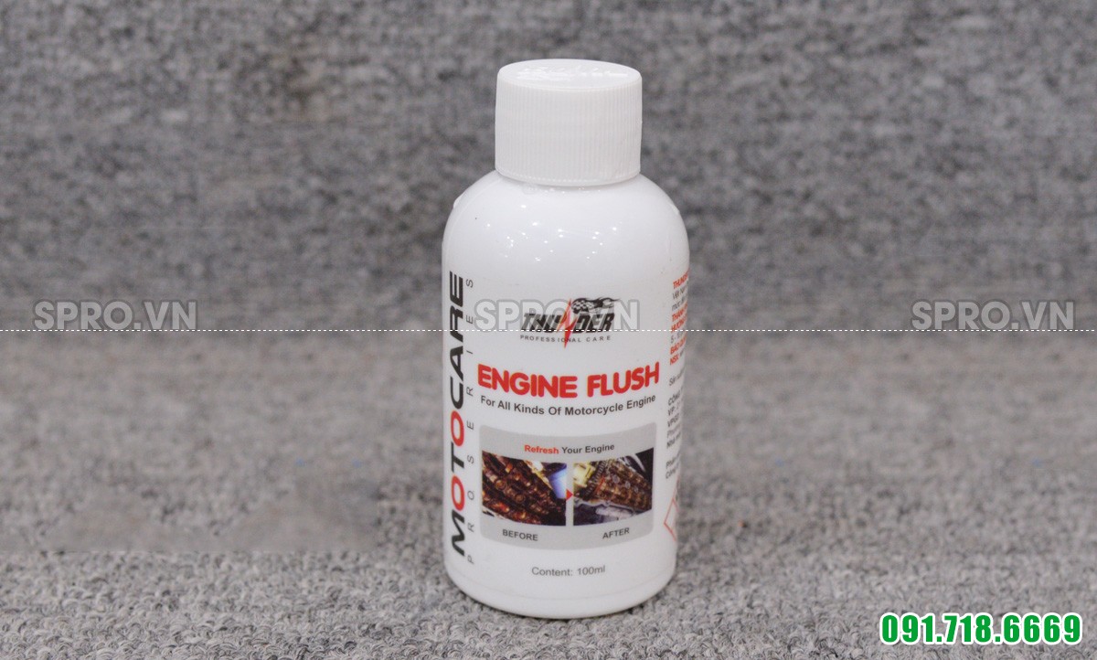 Dung dịch hóa chất súc rửa động cơ Thunder engine flush 100ml