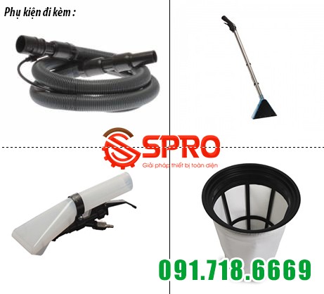 phụ kiện đi kèm máy giặt thảm