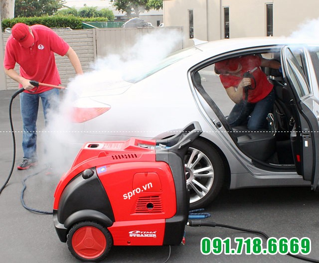 Máy rửa xe hơi nước nóng Optima Steamer EST-18K