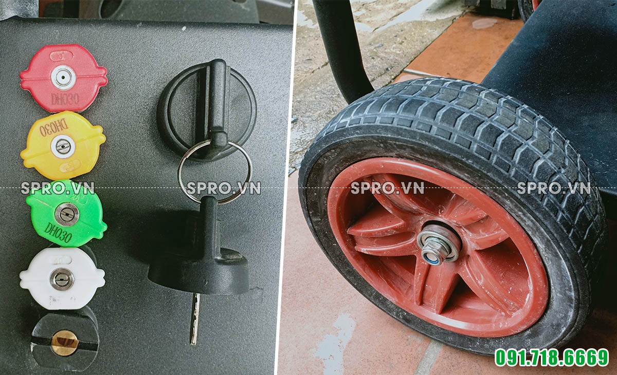Phụ kiện máy rửa xe cao áp chạy xăng Projet BT-240