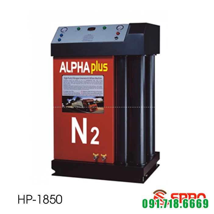 Máy bơm khí Nitơ vỏ xe tải Alphaplus HP-1850