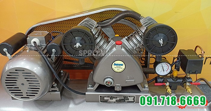 chi tiết Máy nén khí piston 2HP 1 cấp Jaguar EV51H100 - Dung tích 100L
