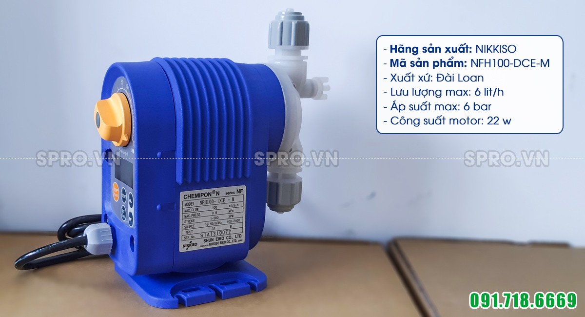 Bơm định lượng Nikkiso NFH100 DCE M