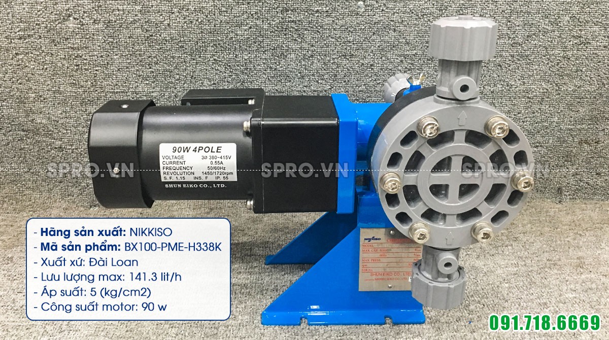 Bơm định lượng Nikkiso BX100 PME H338K