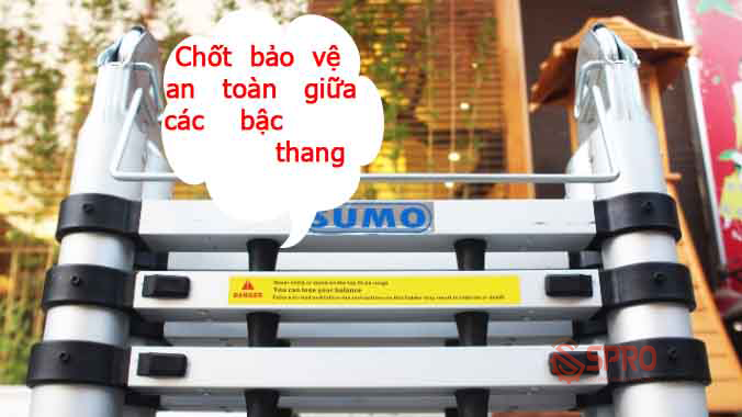 Chốt bảo vệ của thang nhôm sumo adt-807b