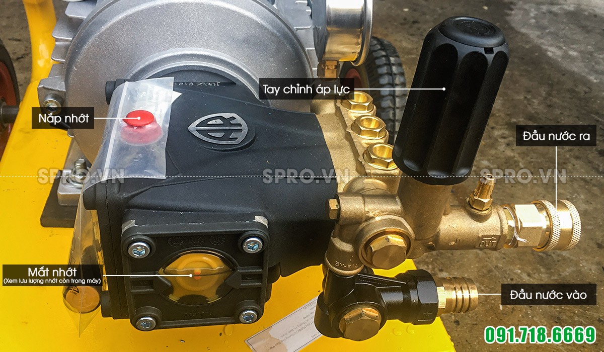 Máy phun rửa áp lực cao AR U30-1410 - Công suất 3.0 KW