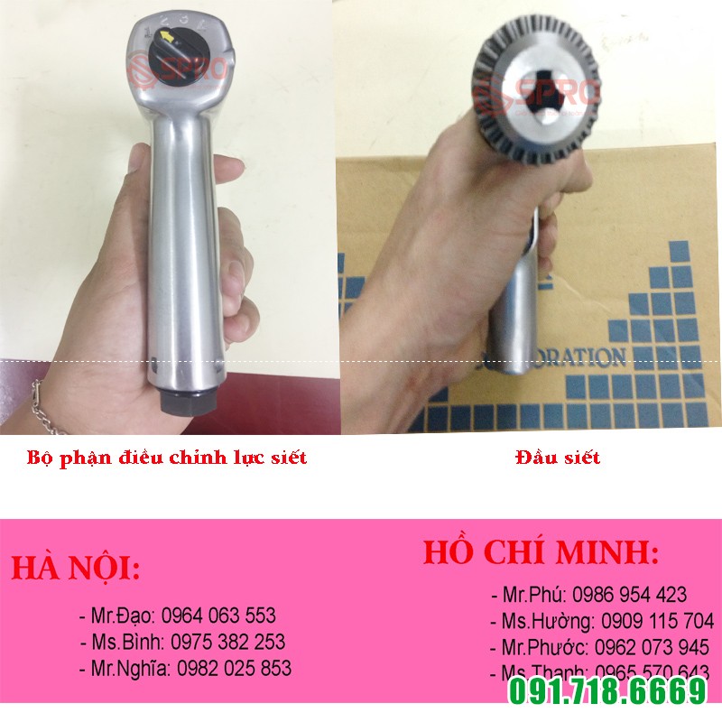 Máy khoan cầm tay đầu vặn 3/8'' SP-1540