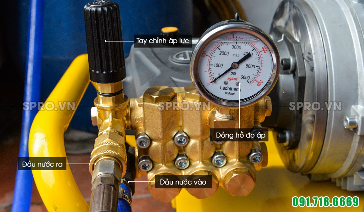 Đầu nước vào ra máy rửa xe cao áp AR U55-1816