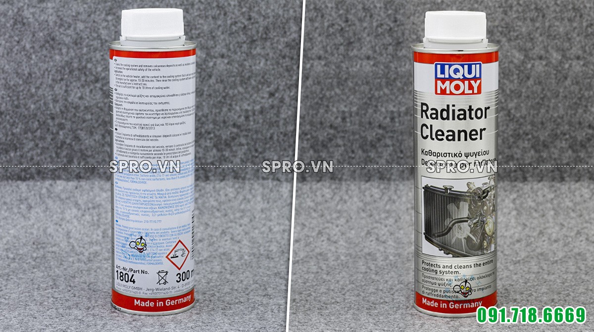 Hóa chất vệ sinh két nước Liqui Moly Radiator Cleaner 1804 300ml