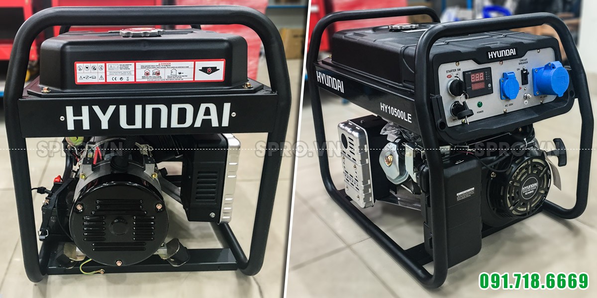 Máy phát điện chạy xăng Hyundai HY10500LE