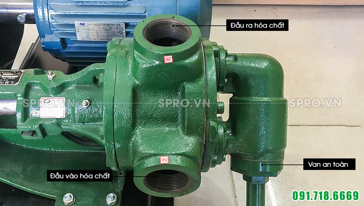 Máy bơm bánh răng K4124 là hàng Đài Loan chính hãng