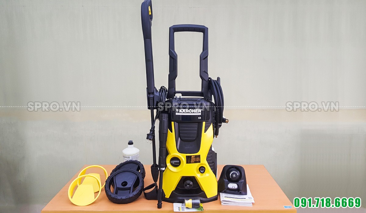 Các bộ phận của máy rửa xe mini Karcher K 5