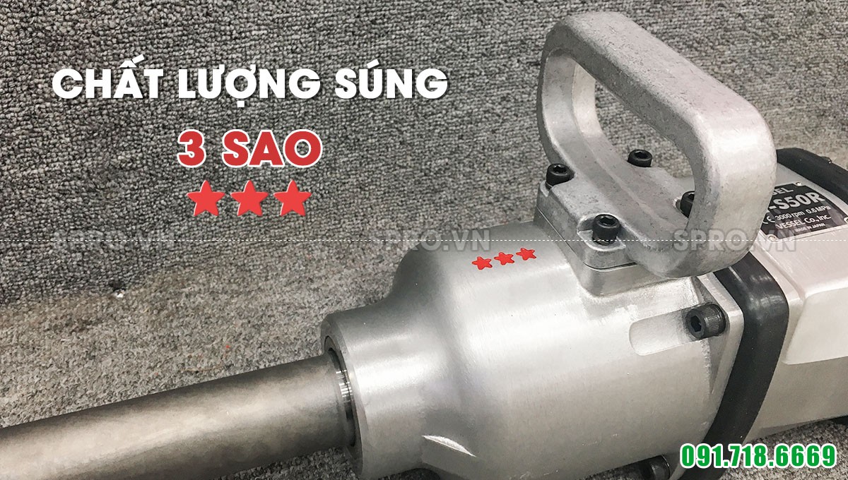 súng bắn ốc 1 inch vessel nhật bản GT-S50R
