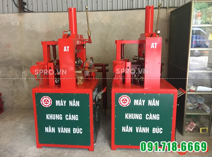 Máy nắn khung càng, nắn mâm, ép chảng ba xe máy AT618 model 2018