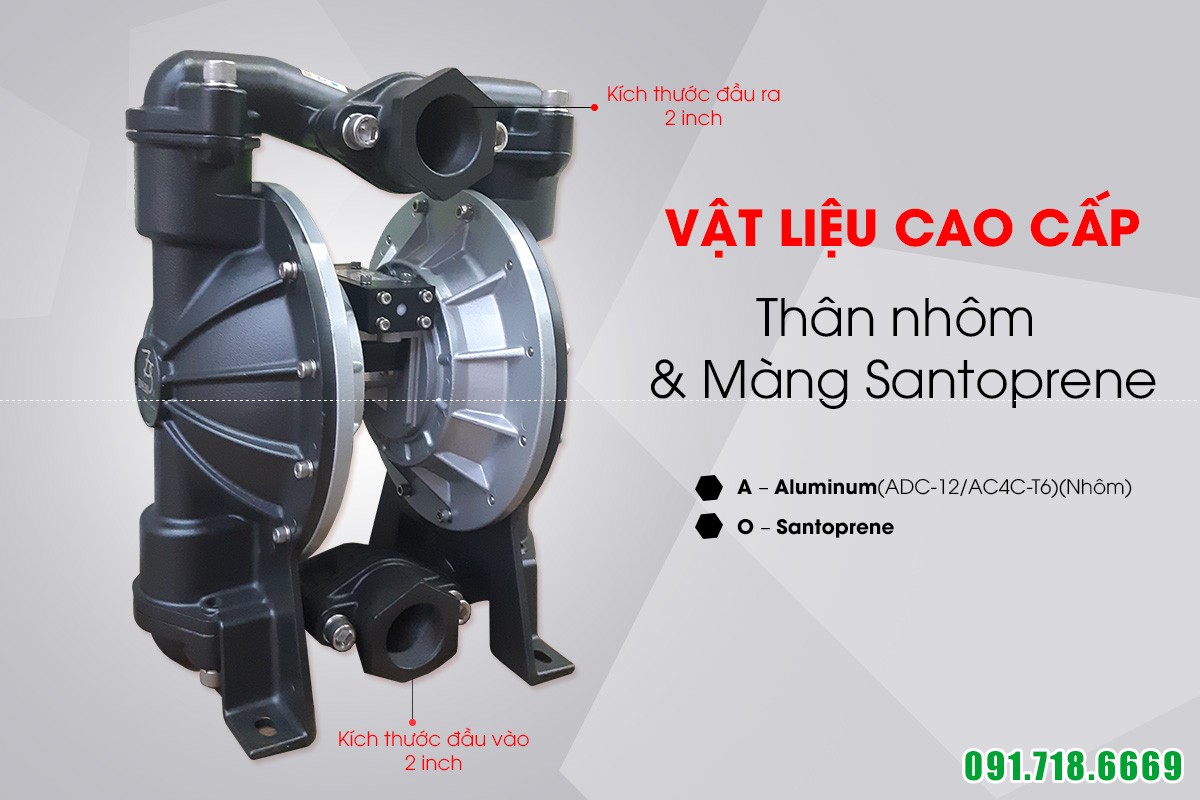 Máy bơm màng Đài Loan TDS, bơm màng công suất lớn