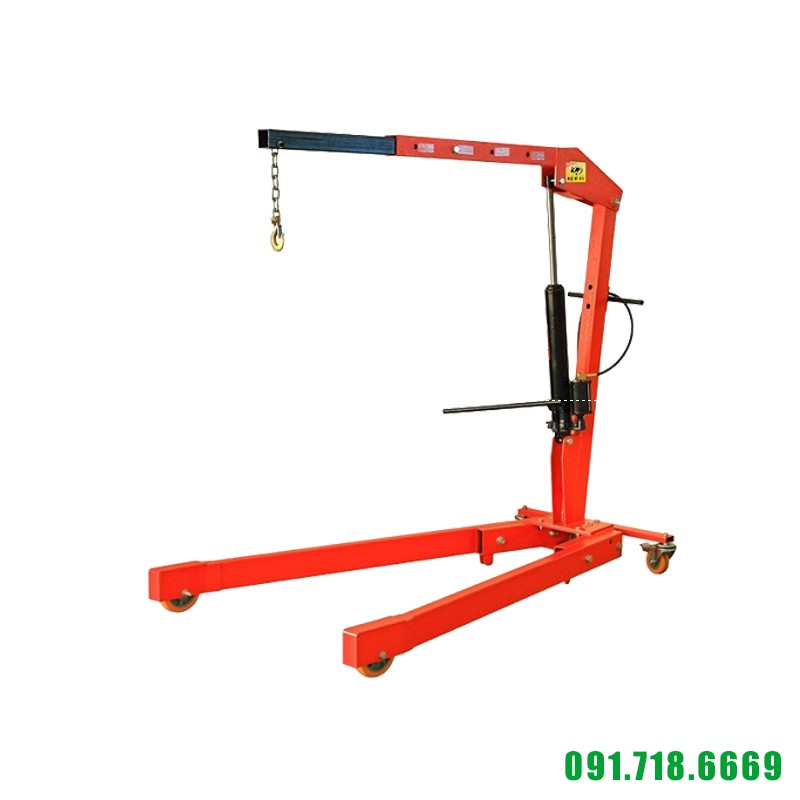 cẩu móc động cơ dùng trong gara ô tô