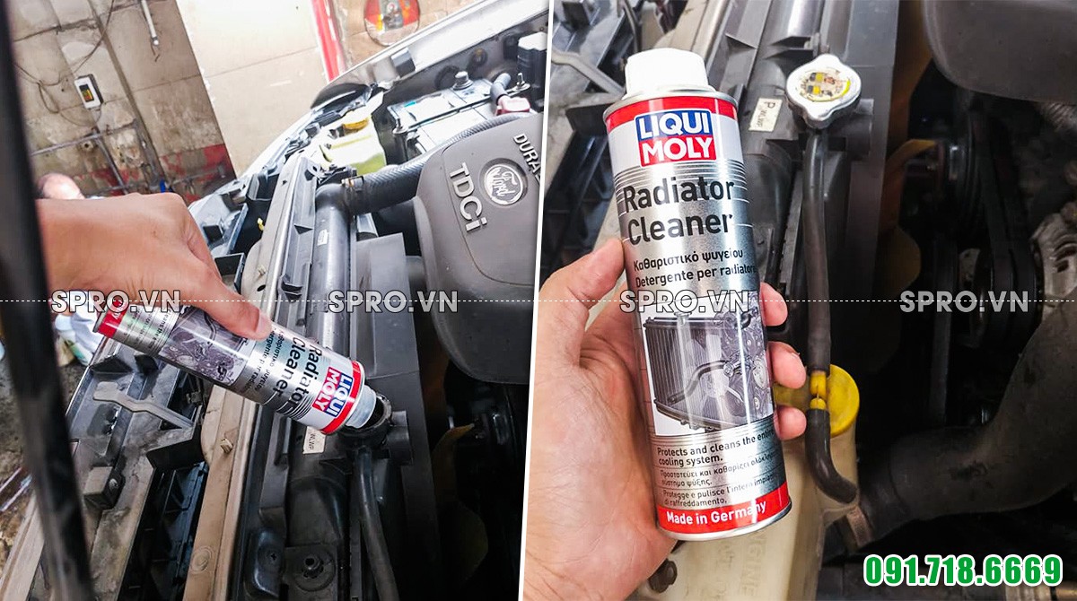 Hóa chất vệ sinh két nước Liqui Moly Radiator Cleaner 1804 300ml​​​​​​​