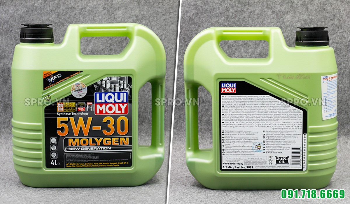 Dầu nhớt xe ô tô - tay ga Liqui Moly Molygen New Generation 5W-30 4L