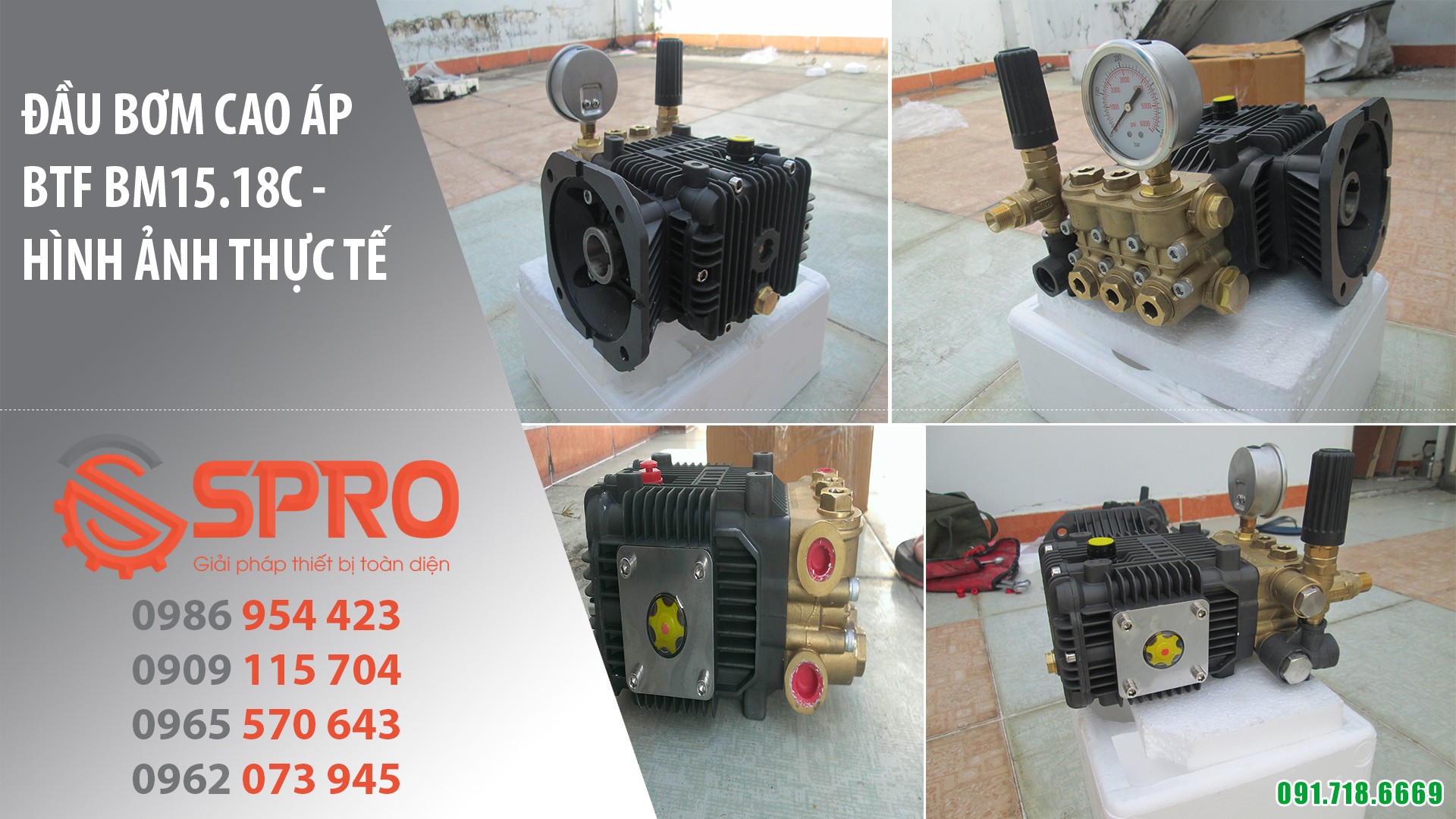đầu bơm áp lực cao