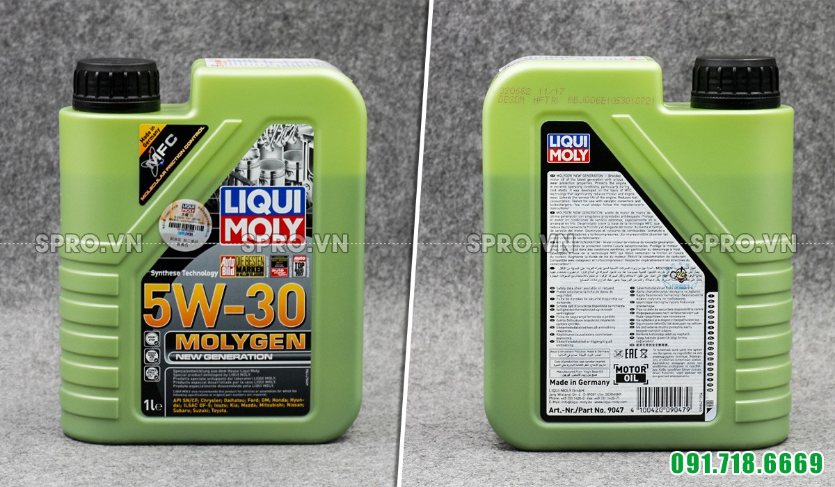 Dầu nhớt xe ô tô - tay ga Liqui Moly Molygen New Generation 5W-30 1L