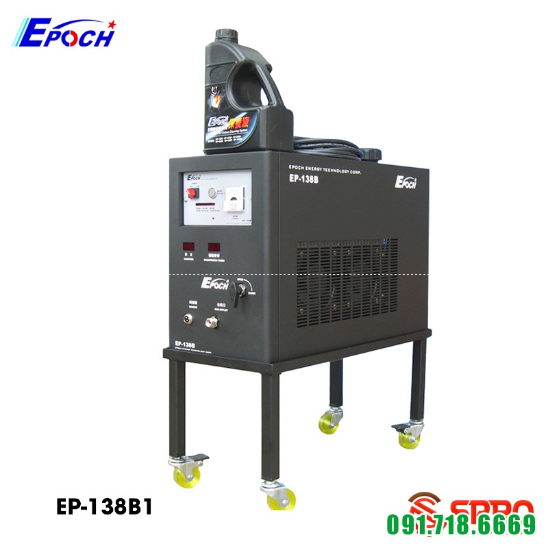 Máy vệ sinh buồng đốt xe máy Epoch EP-138B1 Đài Loan, sạch muội Cacbon