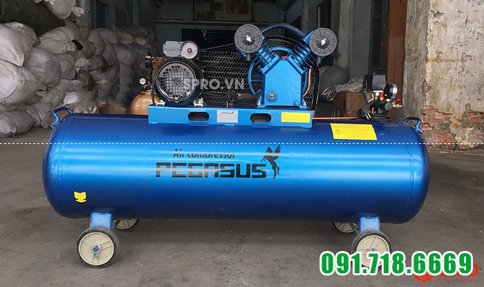 Máy nén khí 3HP Pegasus TM-V-0.25/8-180 - Dung tích 180L