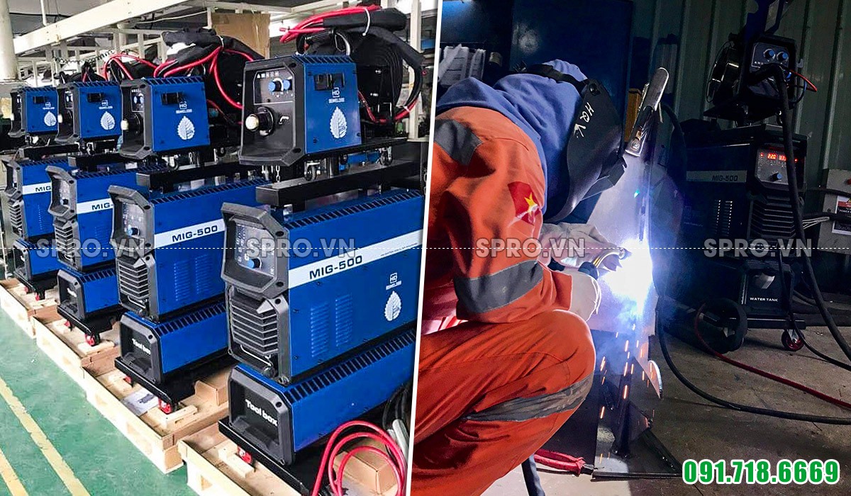 Máy hàn DIGITAL công nghiệp HD WELD MIG 500S