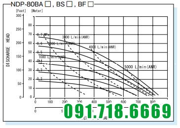 thông số Máy bơm màng khí nén Yamada NDP-80 BAN