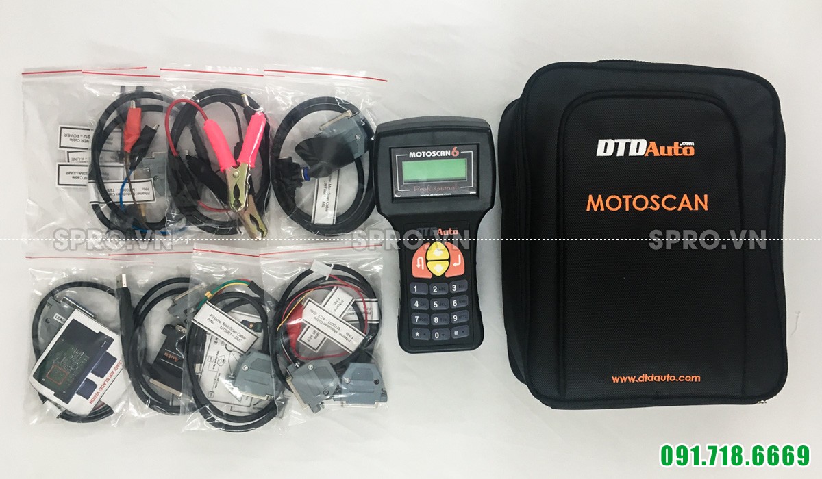 motoscan 6.2 - thiết bị xác định lỗi xe máy phun xăng điện tử