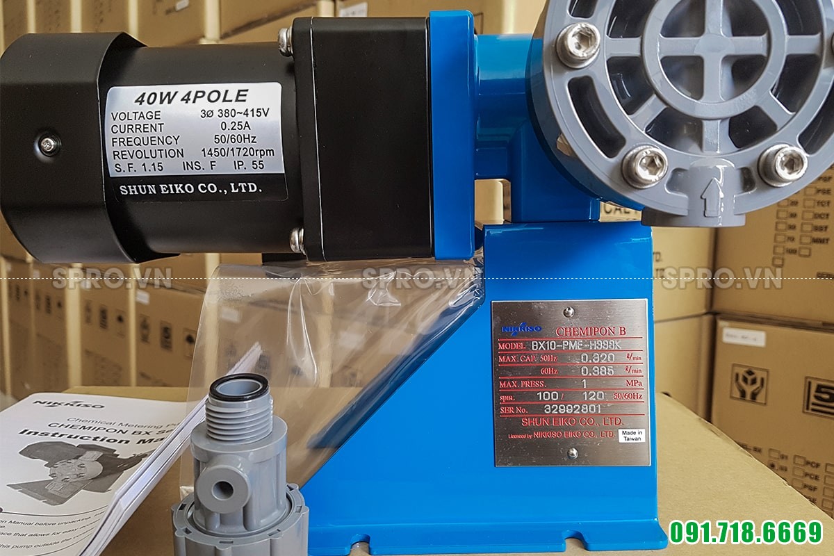 Bơm định lượng NIKKISO được ứng dụng rộng rãi
