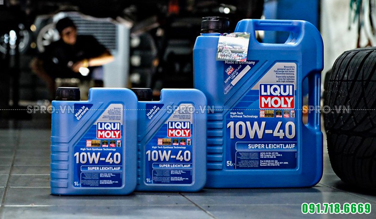  Dầu nhớt động cơ Liqui Moly Super Leichtlauf 10W40 5L