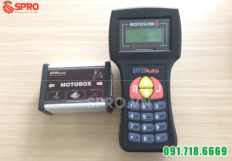 máy đọc lỗi xe máy motoscan và phụ kiện MOTOBOX để sửa chữa và hiệu chỉnh các ECU xe máy