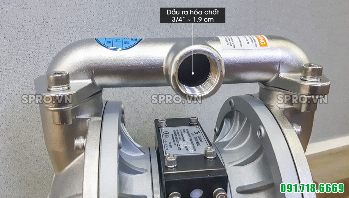 Máy bơm màng khí nén Đài Loan TDS DS06-SAT-TSTS-02 (3/4 inch)