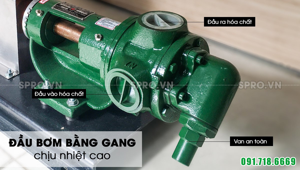 Đầu bơm của bơm bánh răng khớp trong HL4124