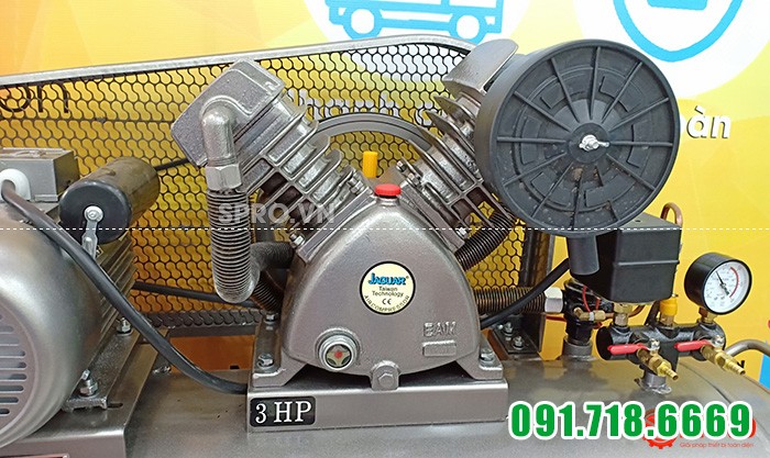 đầu nén Máy nén khí piston 3hp jaguar HEV70H200 dung tích 200L