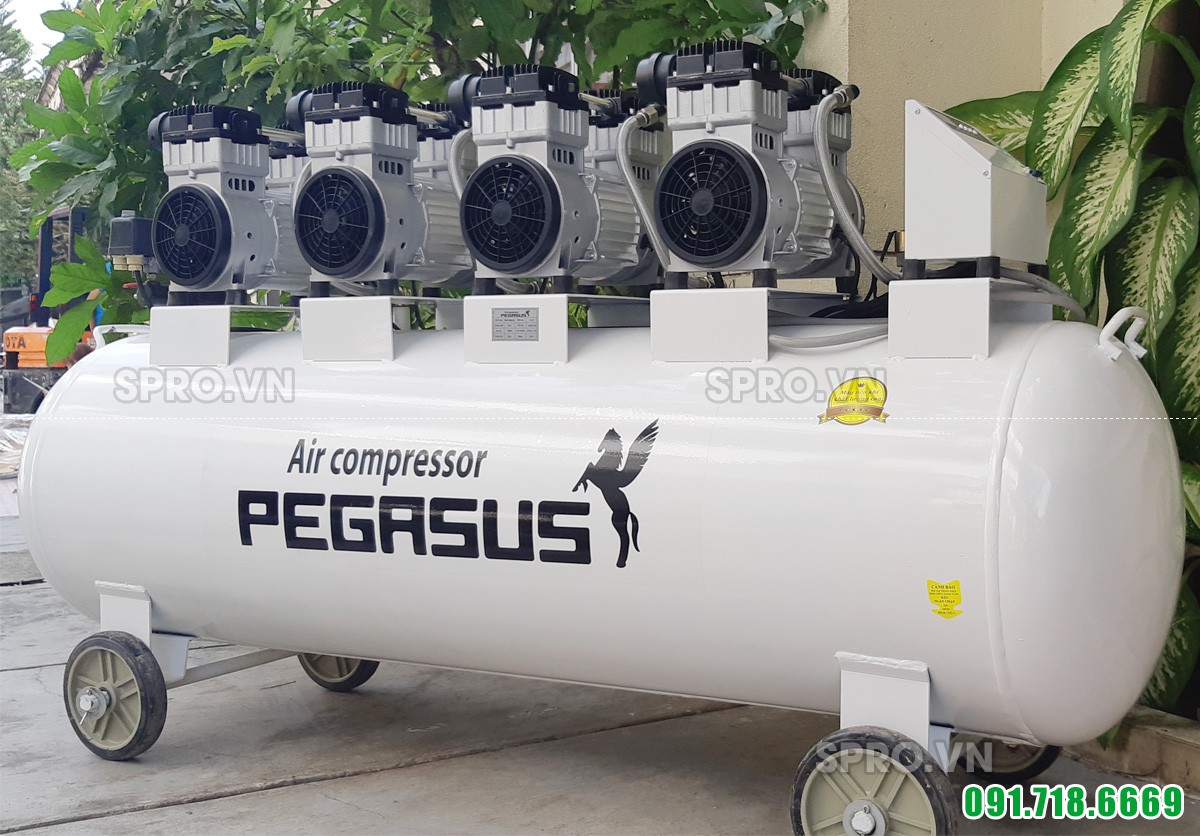 Máy bơm hơi khí nén Pegasus không dầu TM-OF1100 - Dung tích 3300L