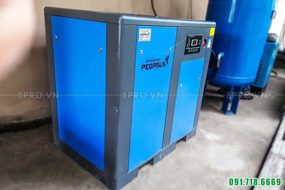 Máy nén khí trục vít 20HP giá rẻ PEGASUS TMPM20A 15kw giá rẻ