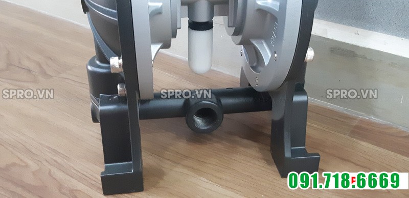 Máy bơm màng khí nén TDS DS06, Bơm bùn thân nhôm