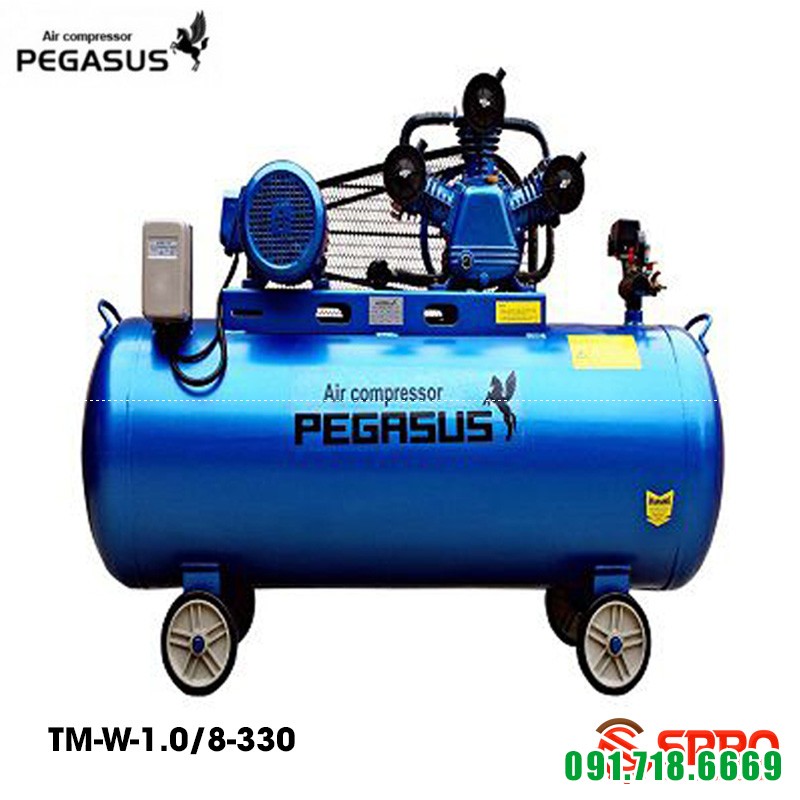 Máy bơm hơi 10HP giá rẻ Pegasus TM-W-1.0/8-330 dung tích 330L