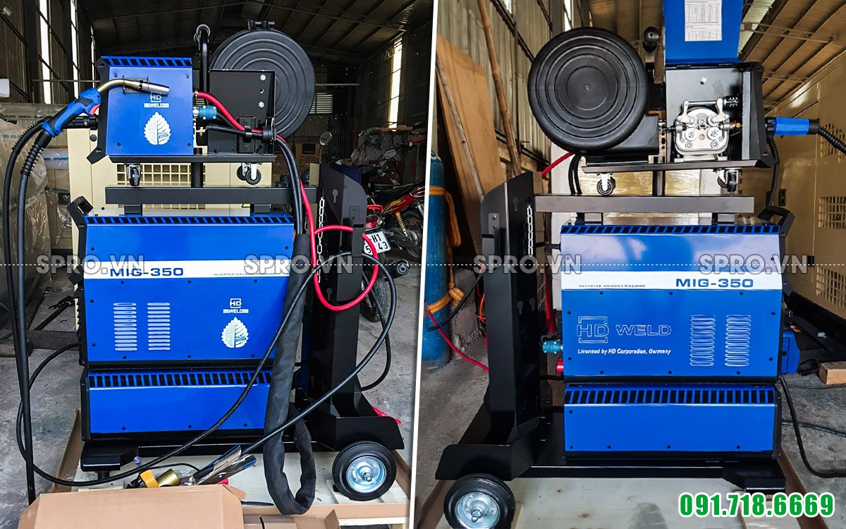 Máy hàn DIGITAL công nghiệp HD WELD MIG 350S