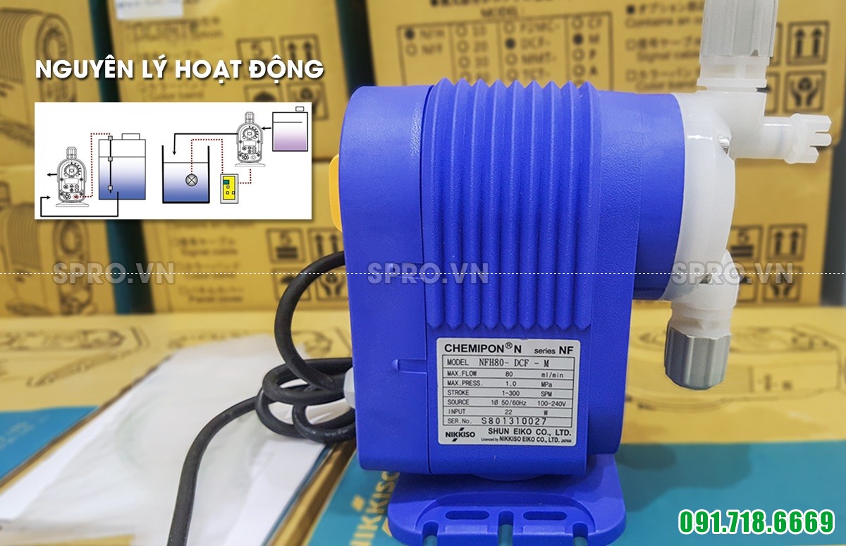 Máy bơm định lượng dạng từ của Nikkiso