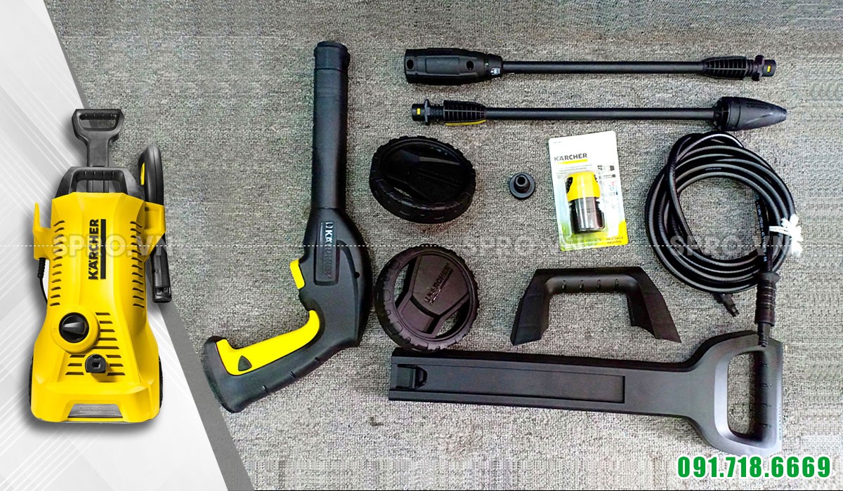 phụ kiện của máy xịt rửa xe gia đình K2 Full Control Car & PS 20 *EU