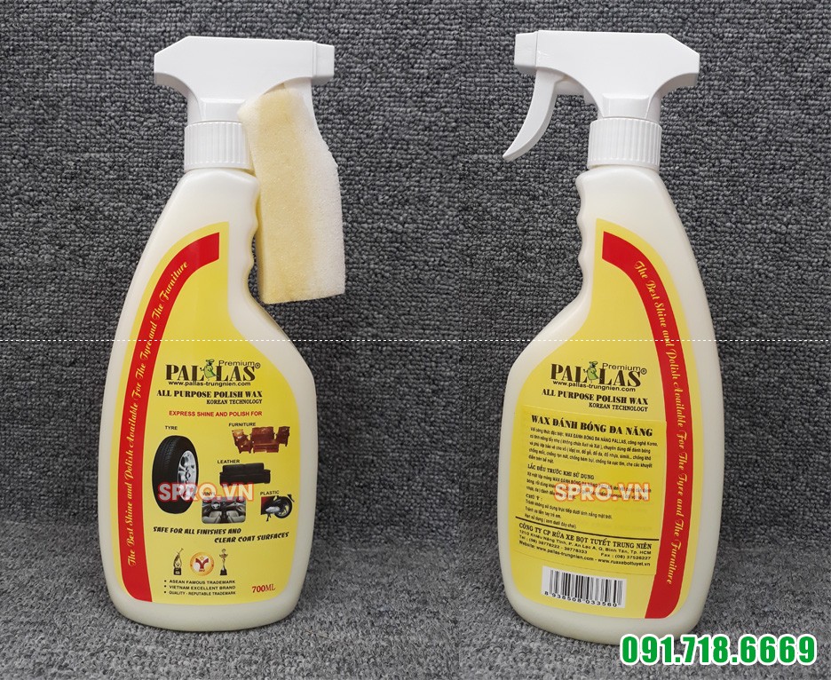 Dung dịch đánh bóng đa năng Pallas- Dung dịch 700ml
