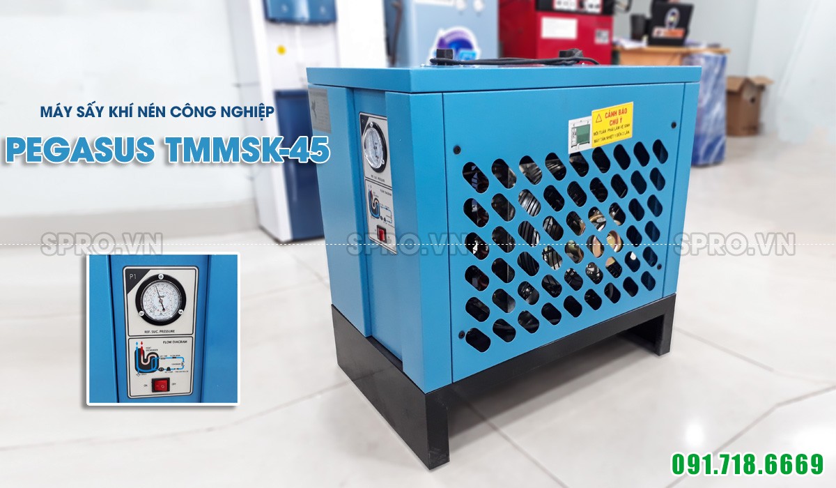 Máy sấy khí nén công nghiệp 0.9 Kw PEGASUS TMMSK-45