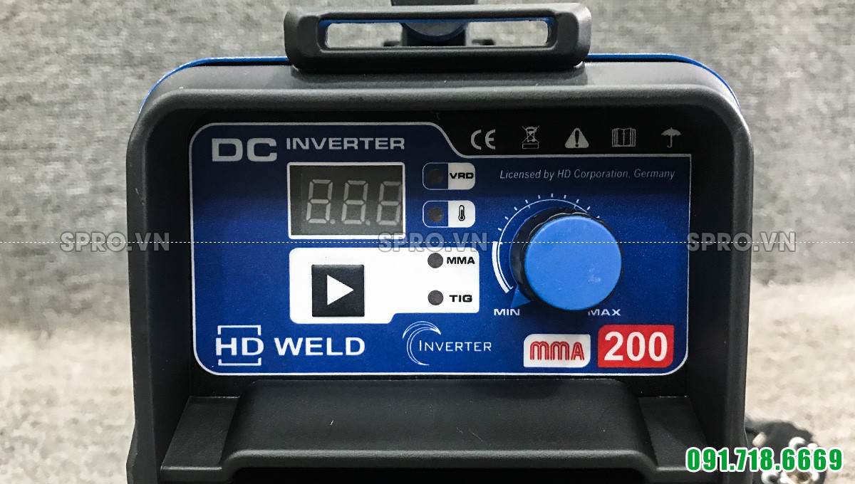 Máy hàn que điện tử HD Weld MMA200