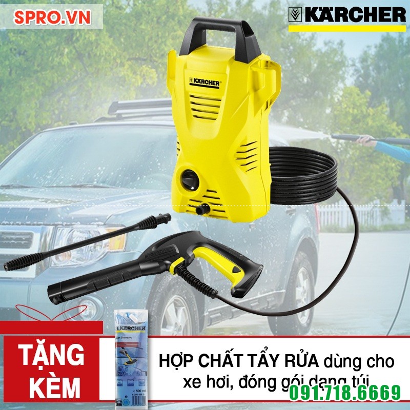  Nơi nối nguồn nước vào của máy xịt rửa xe gia đình KARCHER K2 Basic OJ