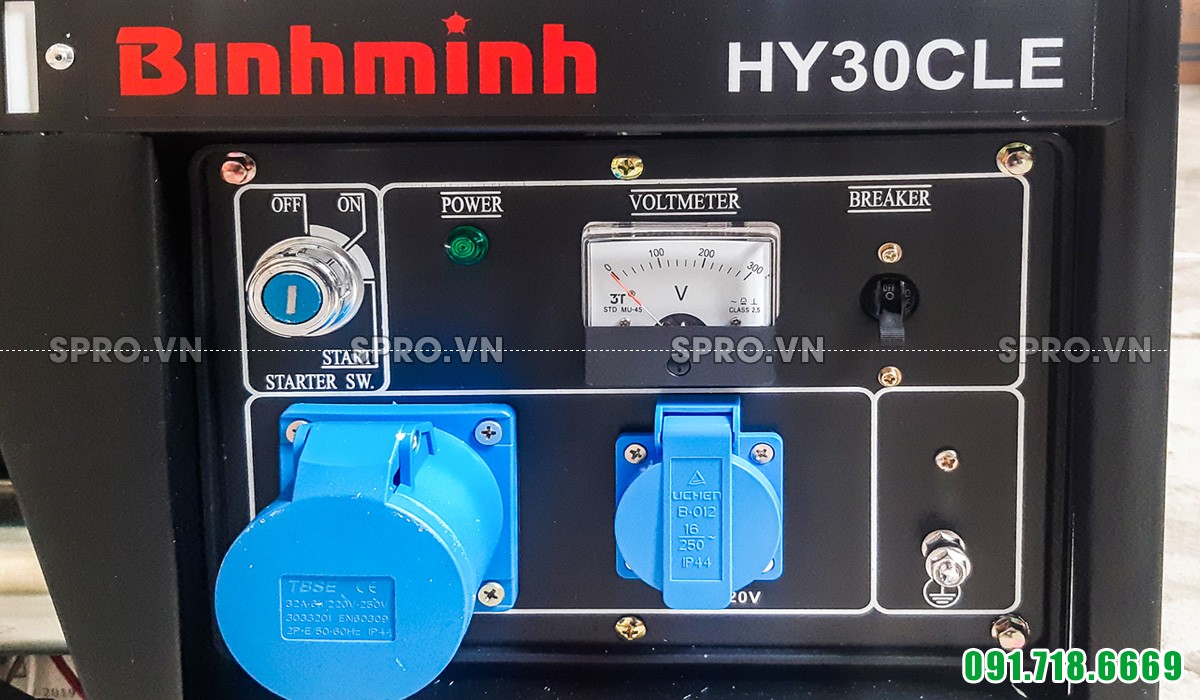 máy phát điện chạy xăng Hyundai 2.6kw HY30CLE