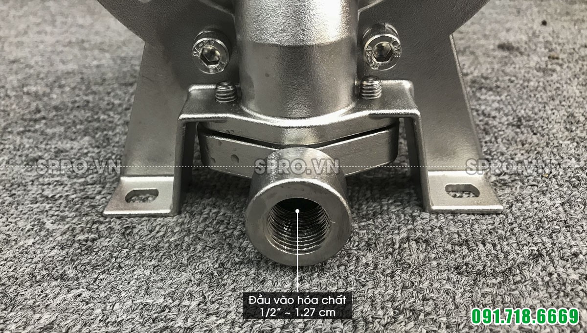 Máy bơm màng khí nén TDS DS04-SAI-TSSS-02 Port size 1/2