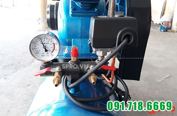 Chi tiết Máy bơm hơi 2hp giá rẻ PEGASUS TM-V-0.17/8-70 Dung tích 70L